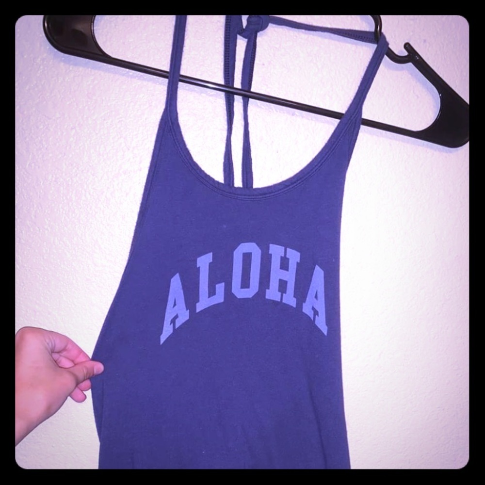 AMERICAN EAGLE HALTER TOP
